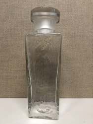 CARAFF, glass, second half of the 20th century.