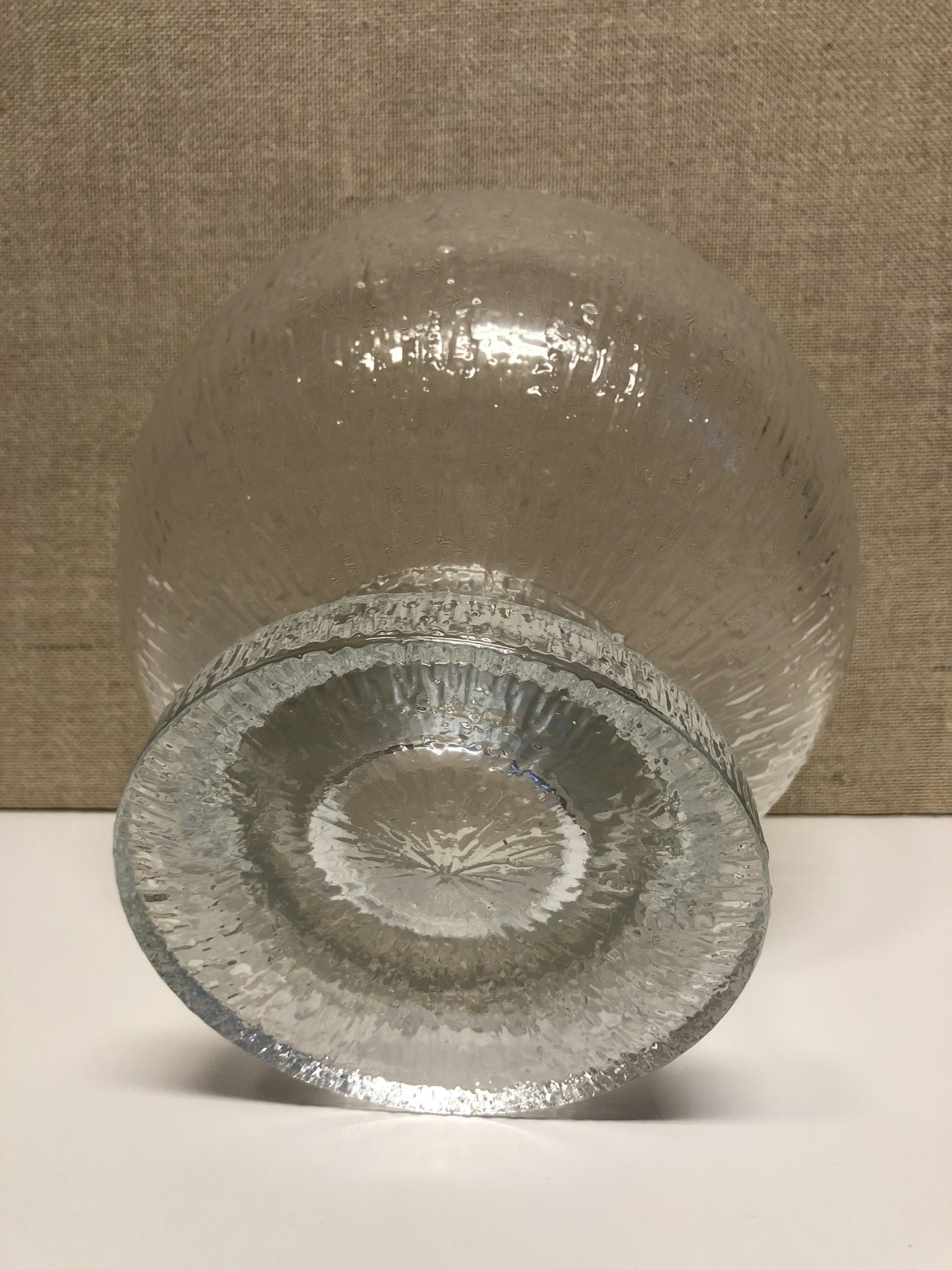 TIMO SARPANEVA. Bowl, glass, "Kekkerit", Iittala.