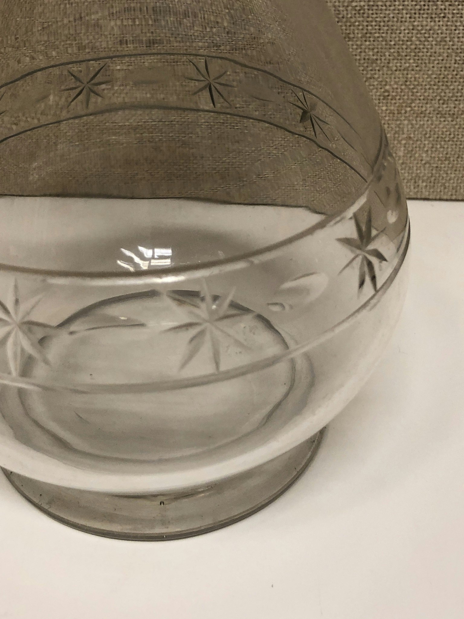 CARAFF, glass, early 20th century.