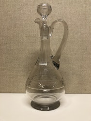 CARAFF, glass, early 20th century.