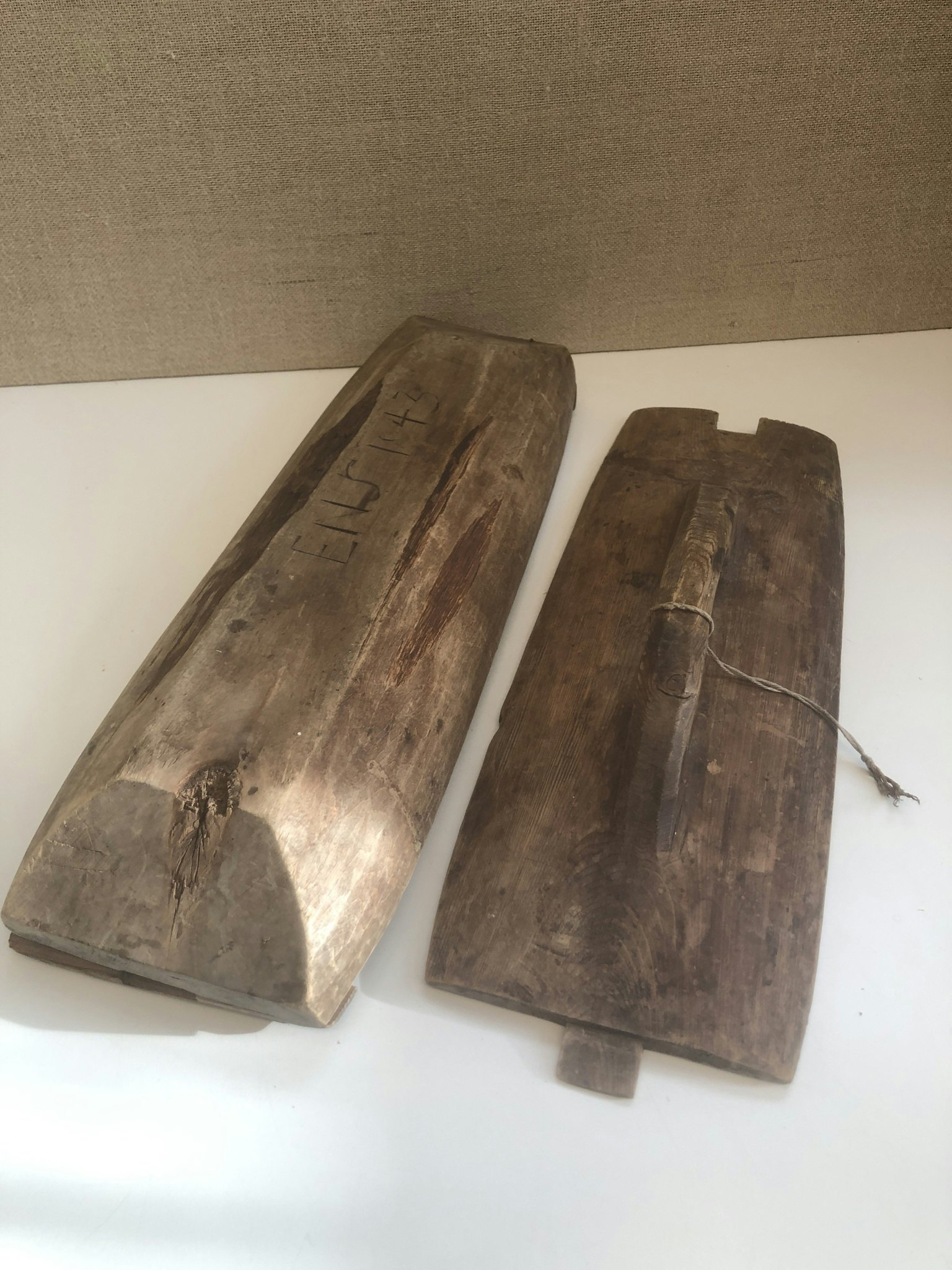 SLAFAT, wood, peasant, dated 1843.