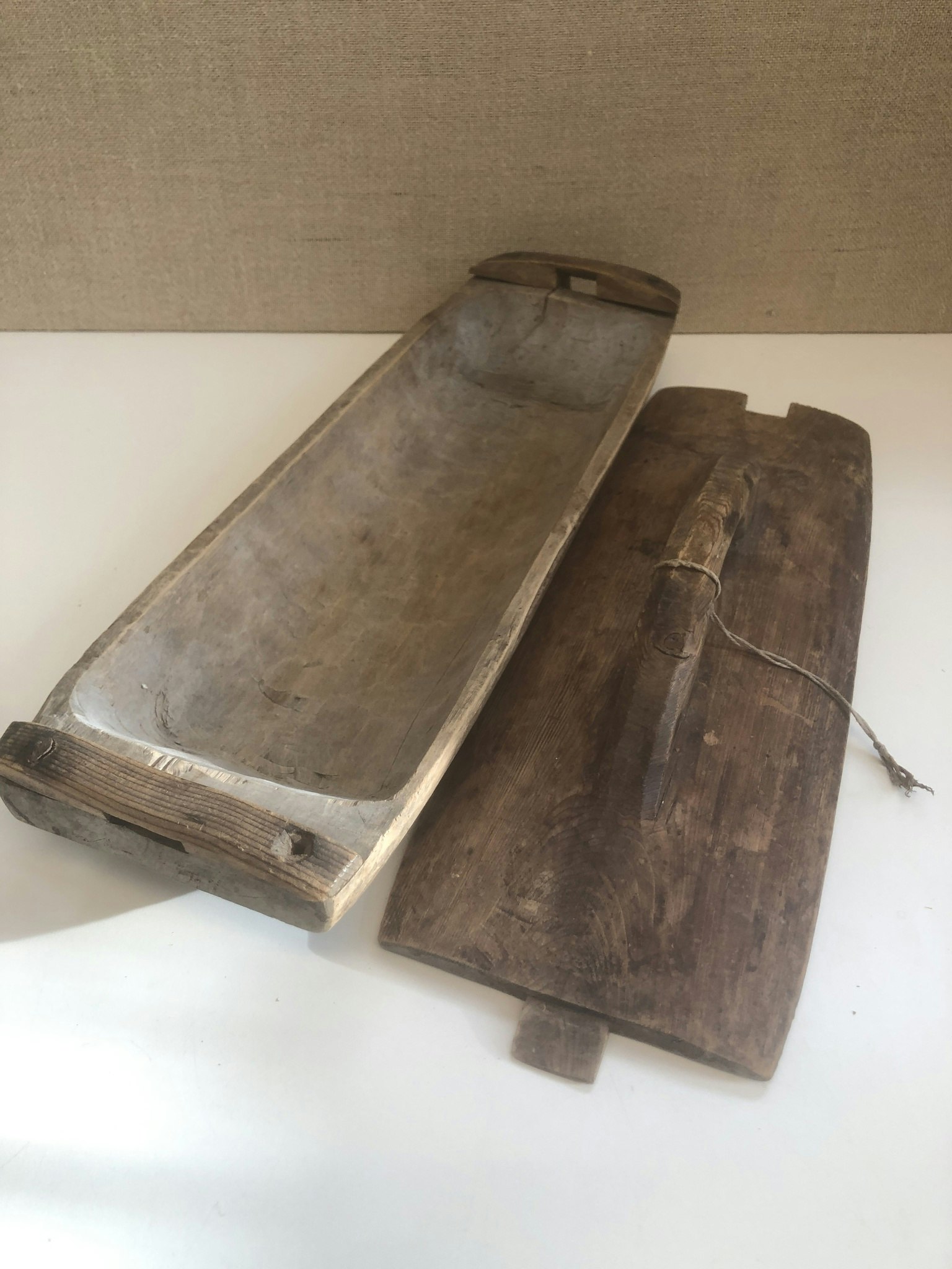 SLAFAT, wood, peasant, dated 1843.