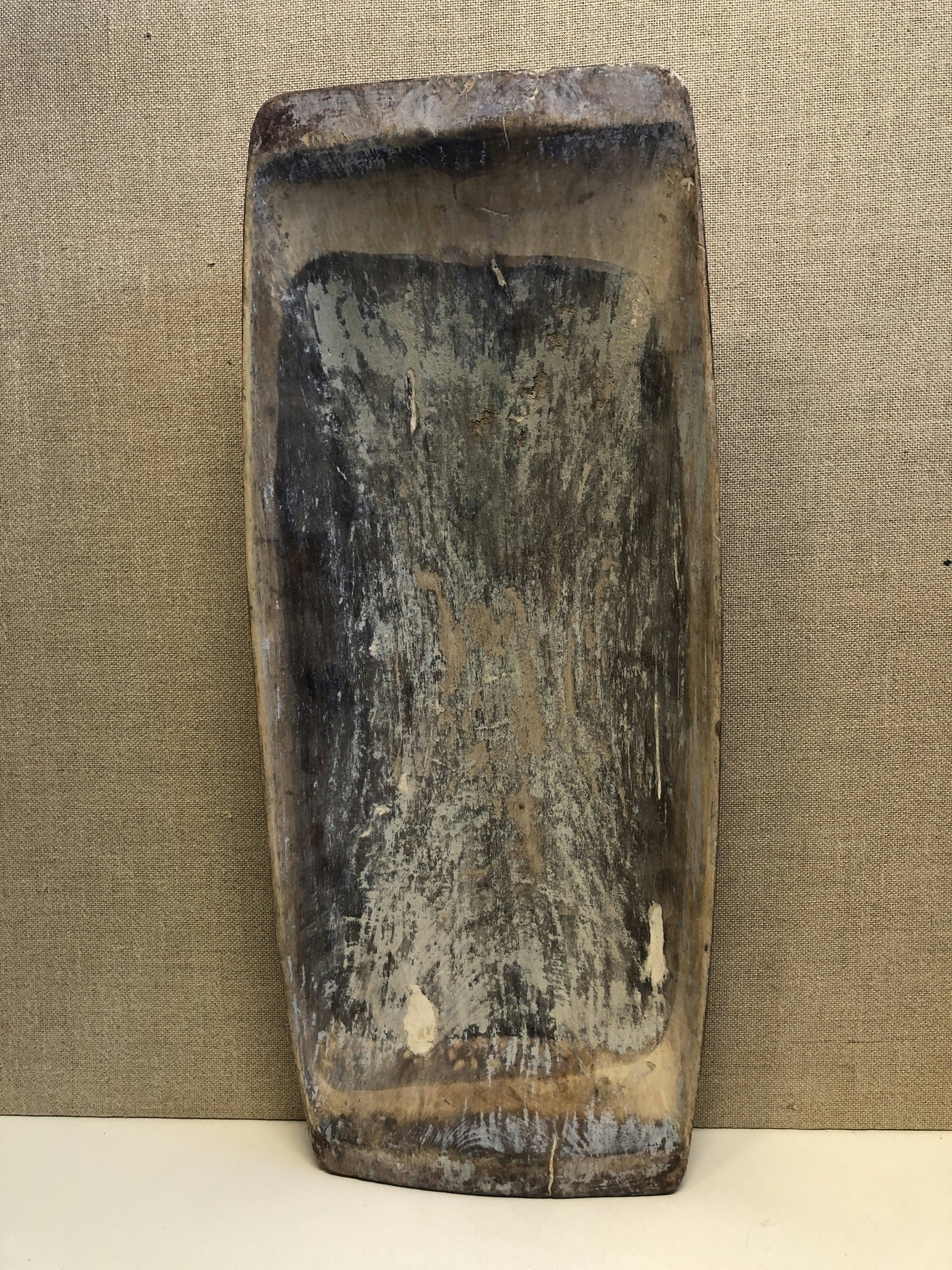 TRÅG, bemålat, trä, 1800-tal.