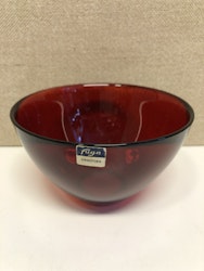 SVEN PALMQVIST. Skål, glas, "Fuga", Orrefors, 1900-talets andra hälft.