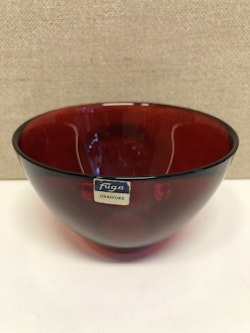SVEN PALMQVIST. Skål, glas, "Fuga", Orrefors, 1900-talets andra hälft.