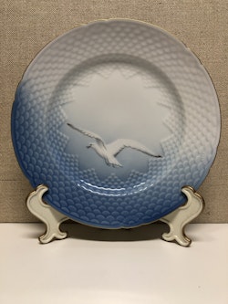 DINNER PLATE, porcelain, "The Seagull" Bing & Grondahl, Denmark.