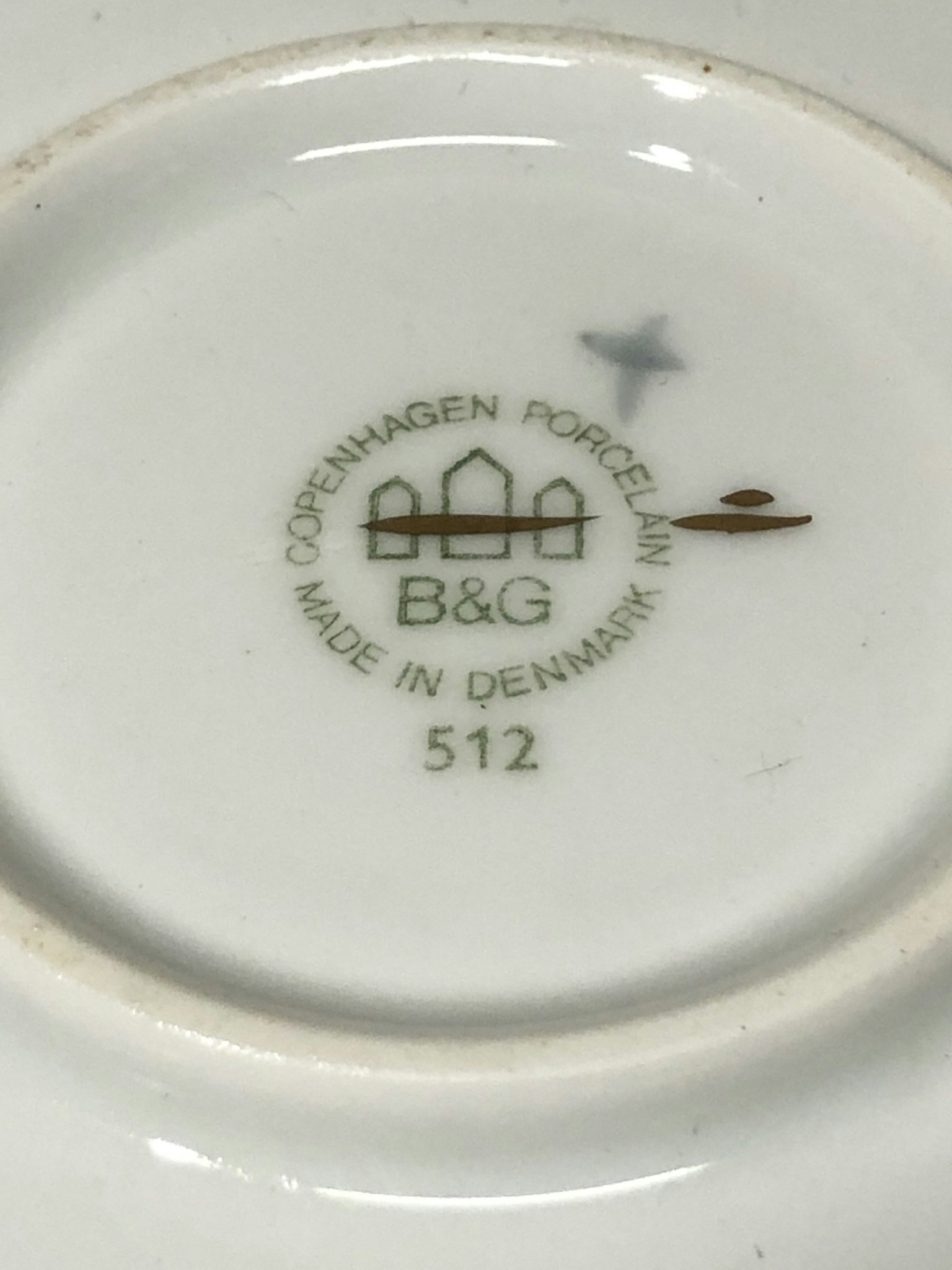 TERRIN WITH LID, porcelain, "The Seagull", Fanny Garde, Bing & Grondahl, Denmark.
