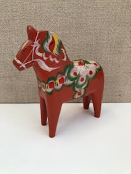 DALA HORSE, painted wood, second half of the 20th century.