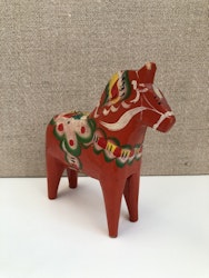 DALA HORSE, painted wood, second half of the 20th century.