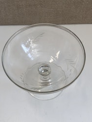 CHAMPAGNEKUPOR, glas, 1900-talets första hälft.