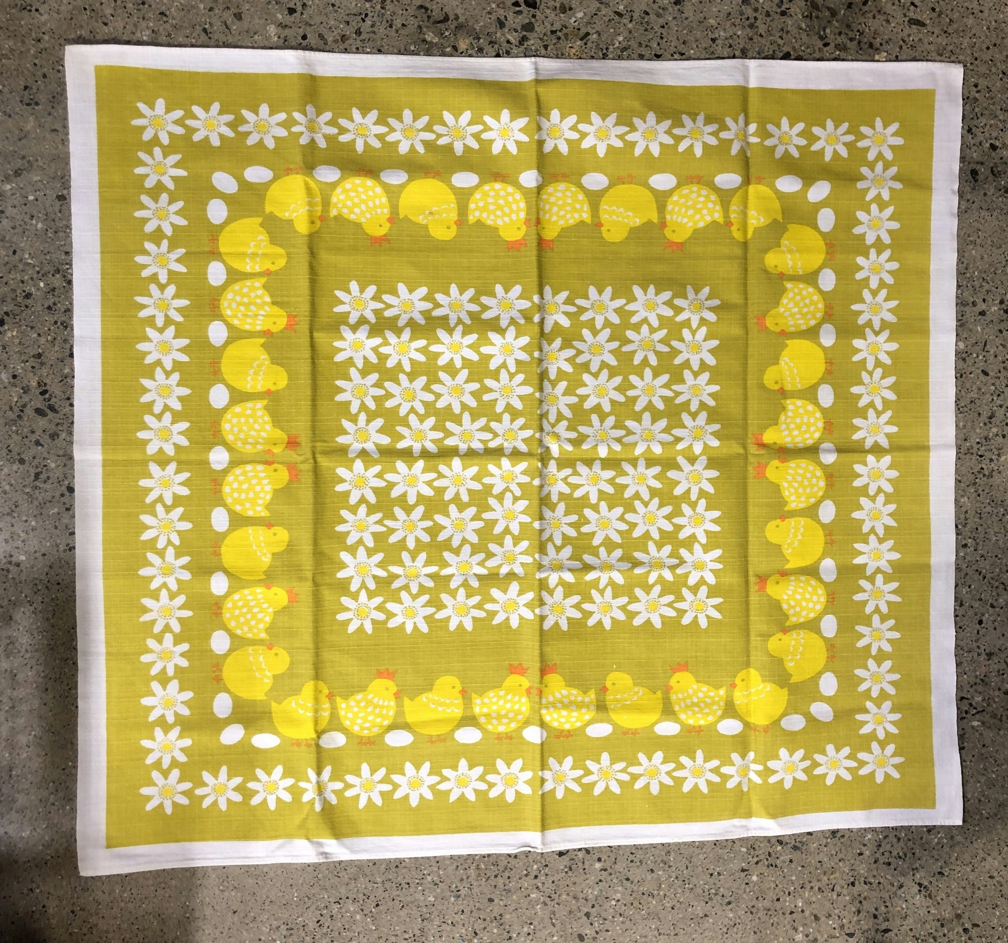 TABLECLOTH, Easter, 1950s/60s.