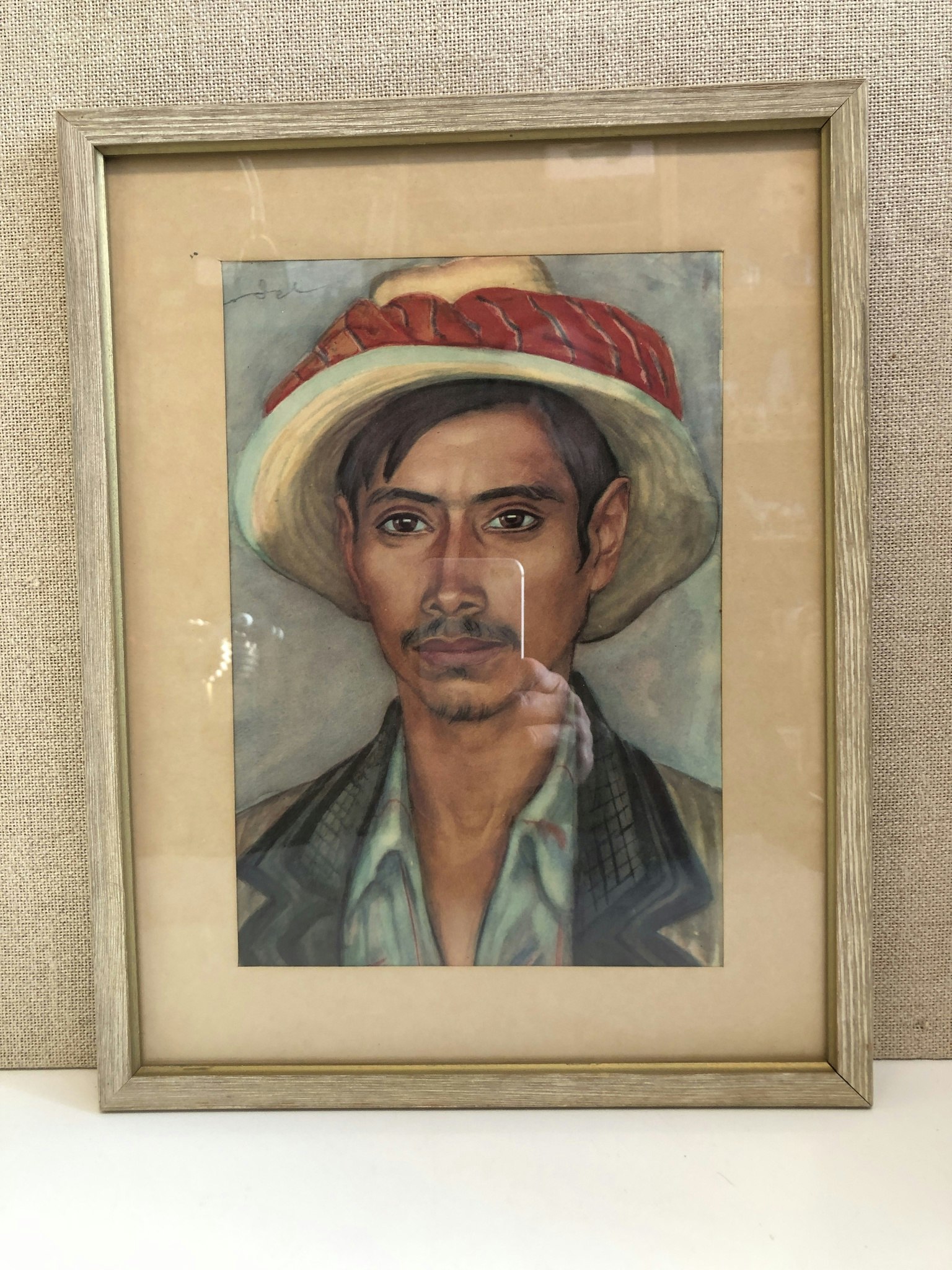 NILS DARDEL. Print, young Mexican.