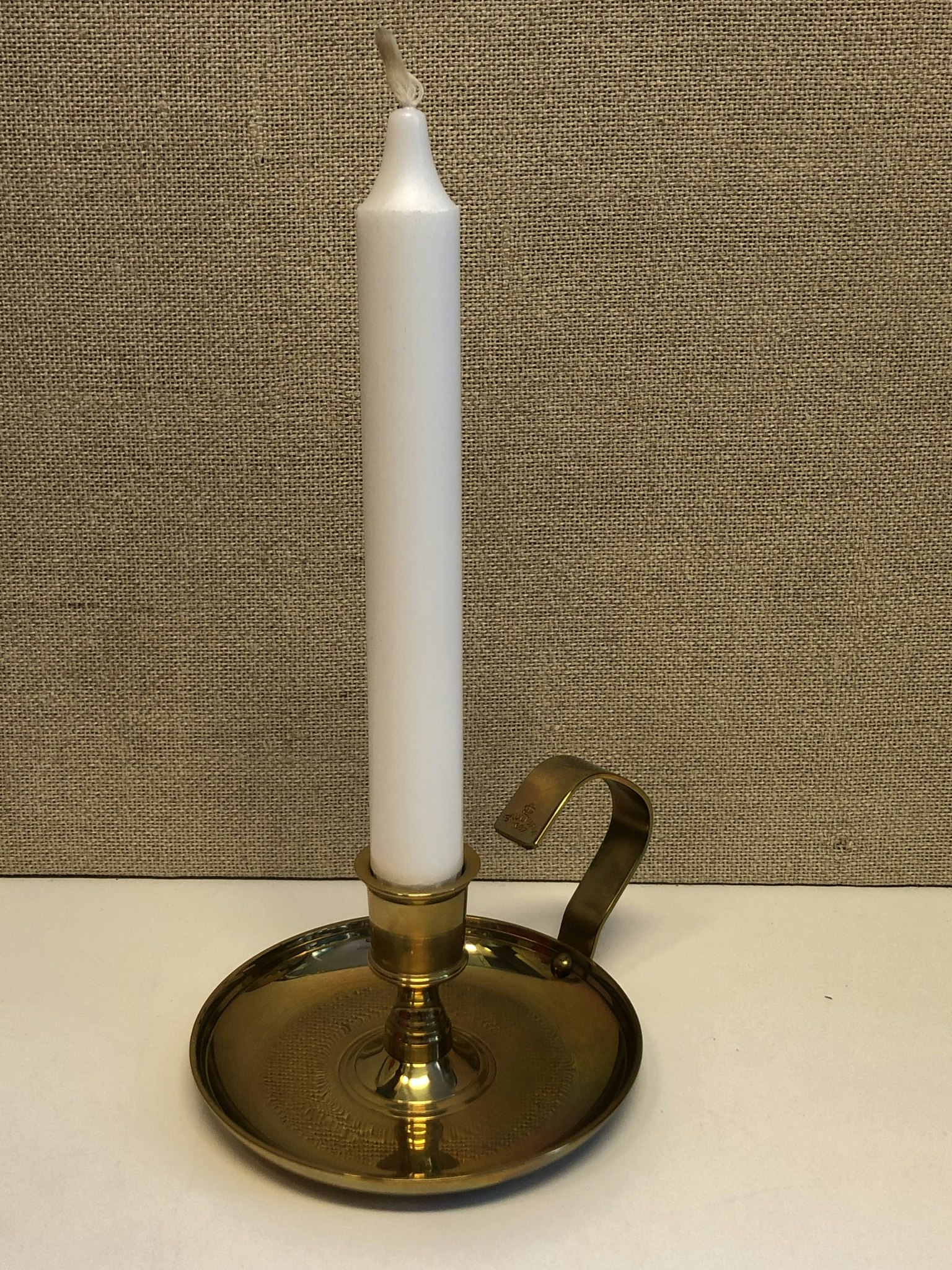 CANDLEHOLDER, brass, No. 41, Skultuna, Sweden.