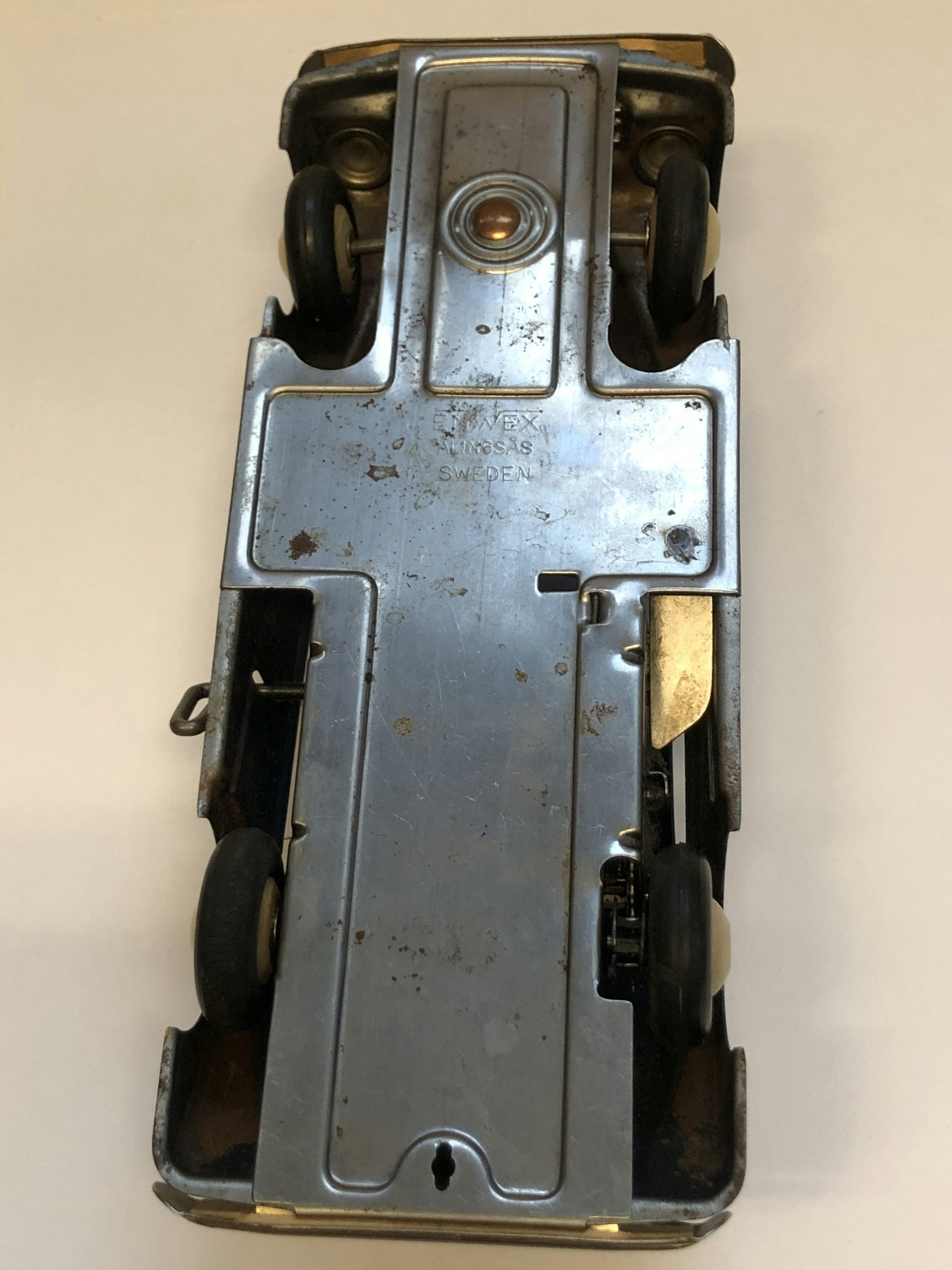 LEKSAKSBIL, metall, Enwex, Alingsås, Sweden, 1900-talets mitt.