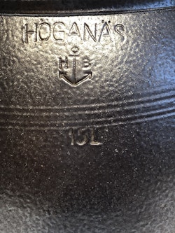 HÖGANÖSKRUKA, keramik, 15 liter, 1900-talets första hälft.