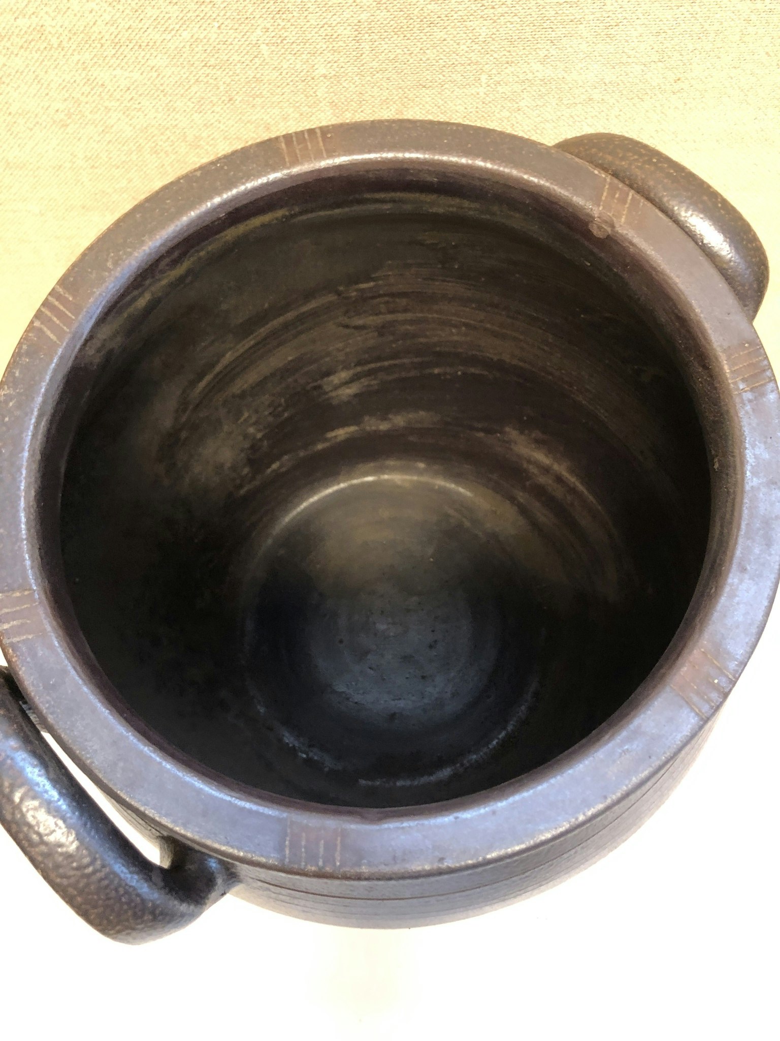 HÖGANÖSKRUKA, keramik, 15 liter, 1900-talets första hälft.