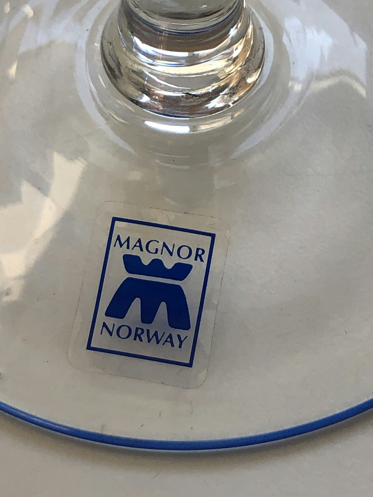 RÖDVINSGLAS, glas, Magnor Glassverk AS, Norge.