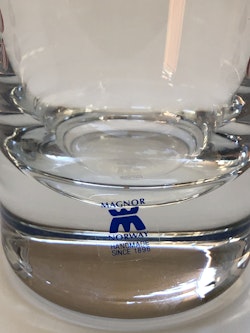 ÖL/VATTENGLAS, glas, Magnor Glassverk AS, Norge.