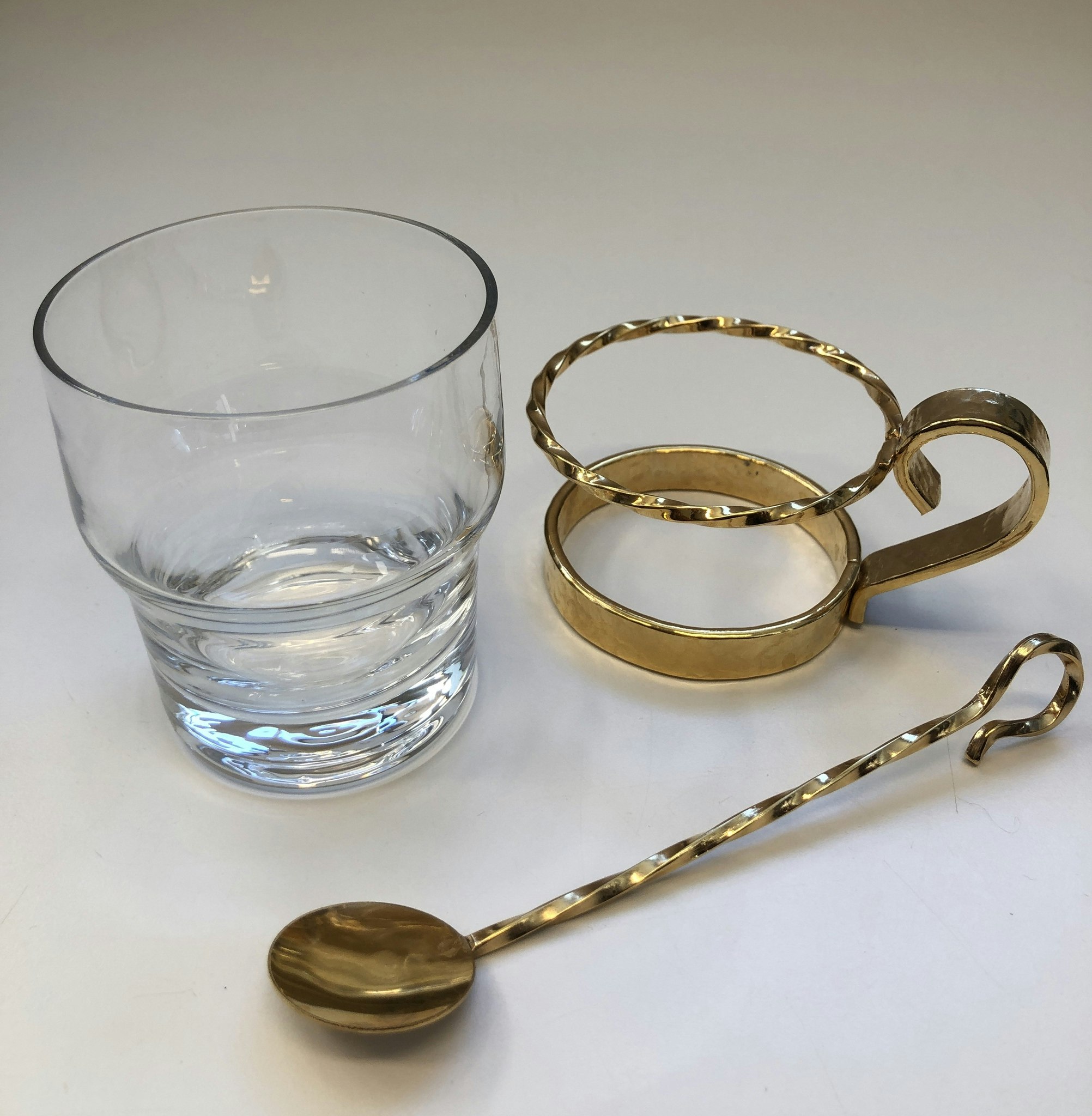 IRISH COFFEE/TEGLAS, metall/glas, 1900-talets slut.