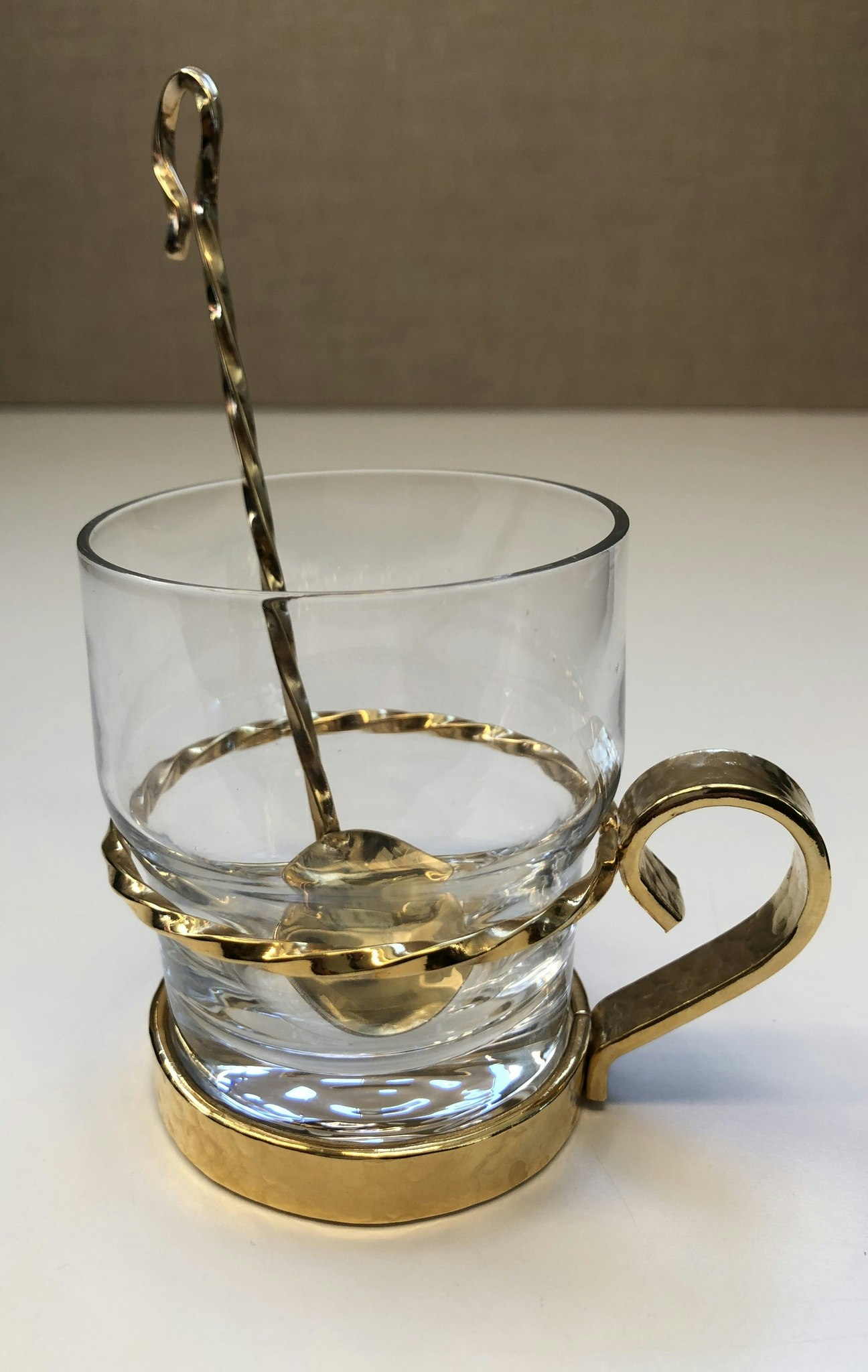 IRISH COFFEE/TEGLAS, metall/glas, 1900-talets slut.