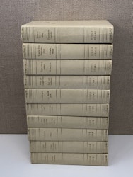SIGGE STARK. Bokband, 10 delar, AB Lindqvist förlag, 1966