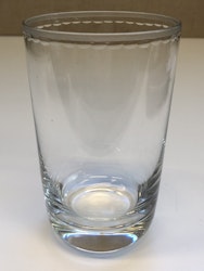 ELIS BERGH. Grog glass, rock crystal, "Ekeberga Pärlbård, Kosta.