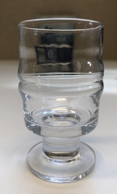 TIMO ASARPANEVA. Snapsglas 6 st." Droppring", Pisaranrengas, Iitala, Finland.