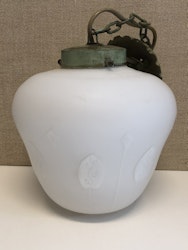 TAKLAMPA, metall/glas, Swedisch Modern, 1930/40-tal.