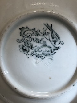 SKÅL, porslin, "Svalan", Rörstrand, 1900-talets första del.