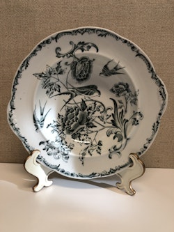 SKÅL, porslin, "Svalan", Rörstrand, 1900-talets första del.