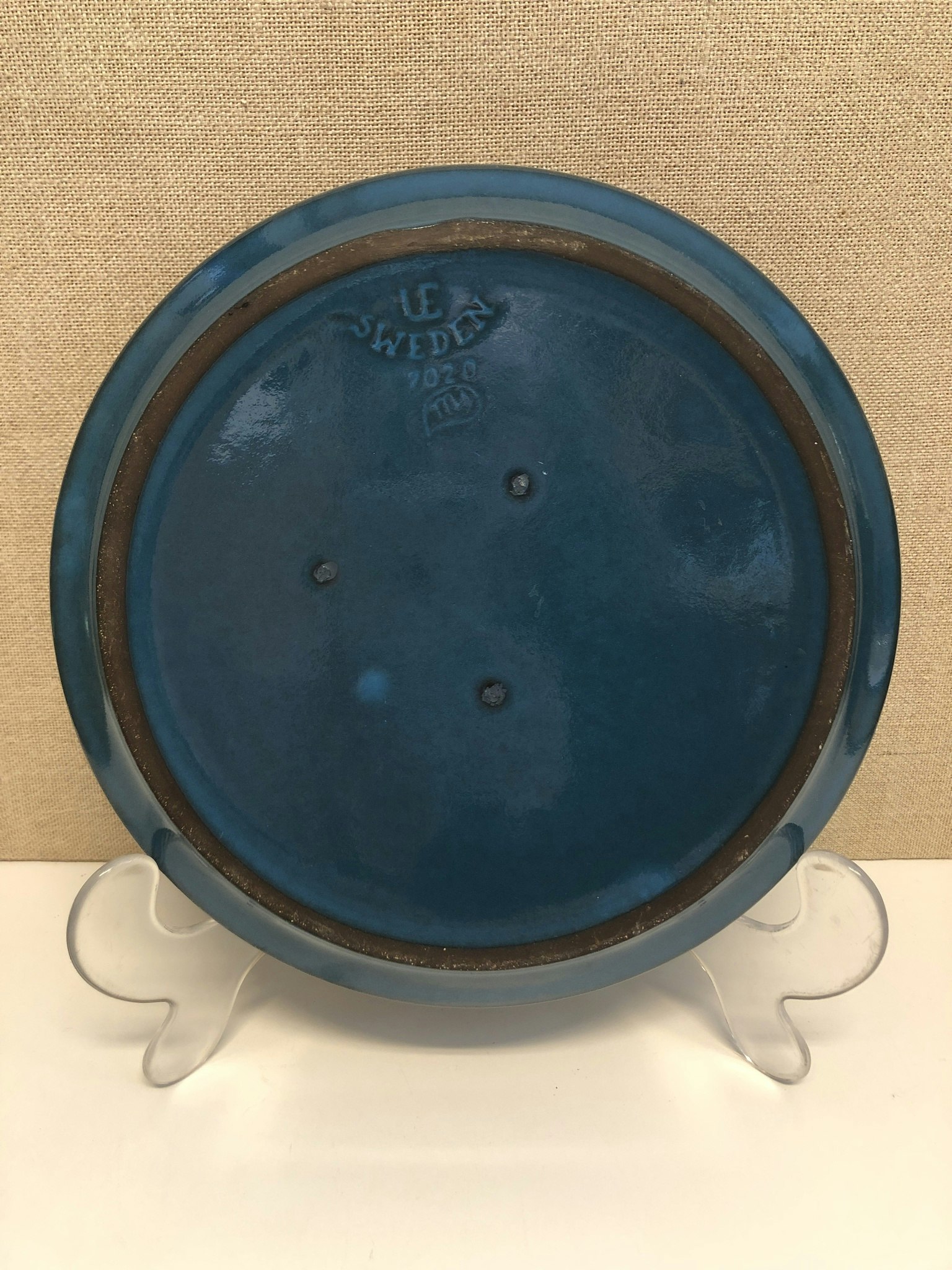 MARY SIMMULSON. Dish, ceramics, Uppsala Ekeby, 1960s/70s.