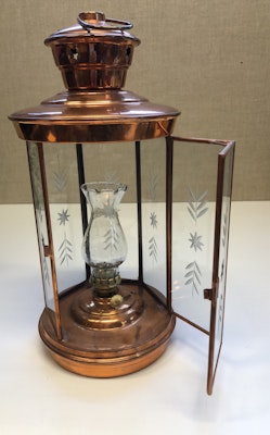 LJUSLYKTA, koppar/glas, 1900-talets andras hälft.
