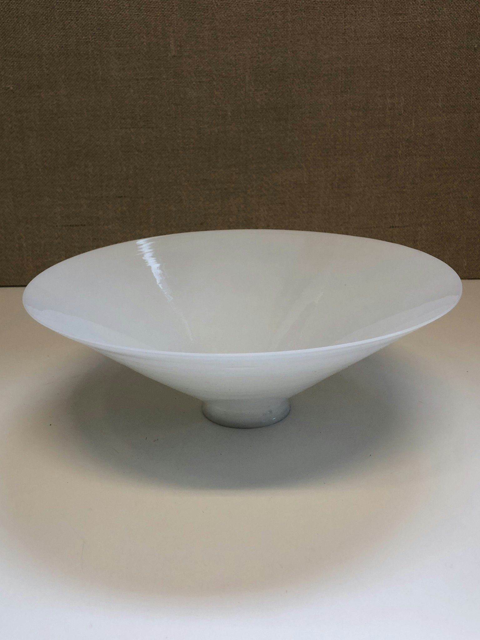 LAMPKUPA, glas, "Skomakarlampa, 1900-talets första hälft.
