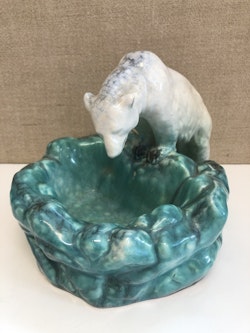 BOWL/ASH TRAY, porcelain, second half of the 20th century.