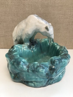 BOWL/ASH TRAY, porcelain, second half of the 20th century.