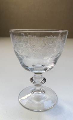MADEIRAGLAS, glas, Eke/ "Elon", Kosta.