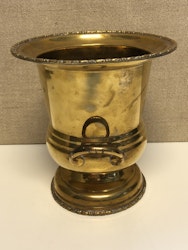 CHAMPAGNE COOLER, brass, second half of the 20th century.