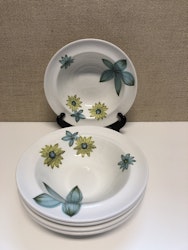 DESSERT BOWL 5 pcs. ironstone, Johnson Bros, England.
