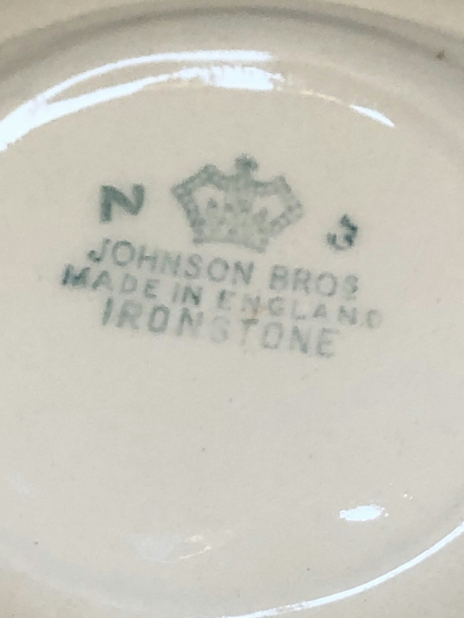 EFTERRÄTTSSKÅLAR 5 st. ironstone, Johnson Bros, England.