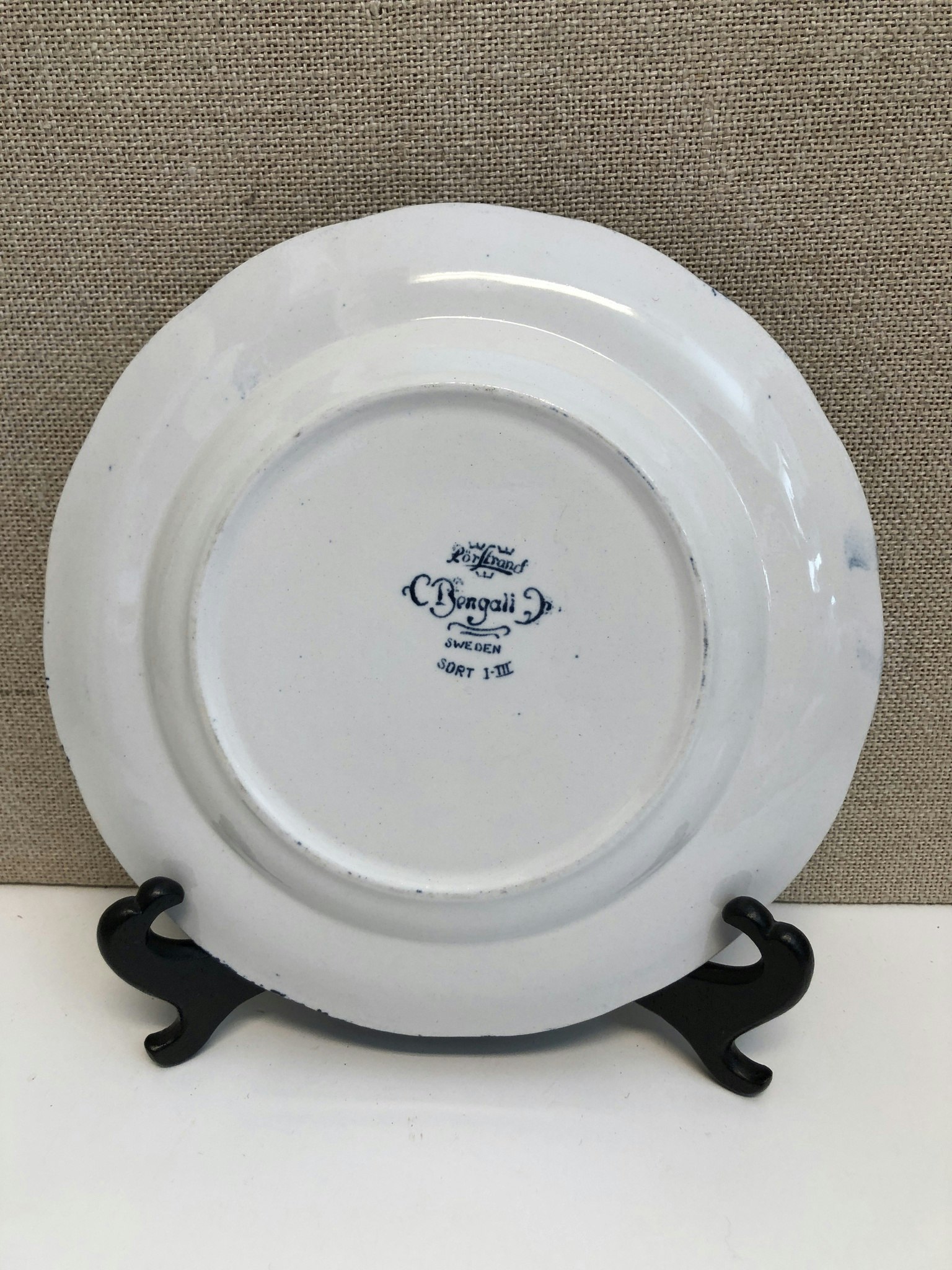 ASSIETT, porslin, "Bengali blå", Rörstrand.