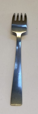 FOLKE AHRSTRÖM. Förrättsgaffel, rostfritt stål, " Thebe", Gense, Sweden.