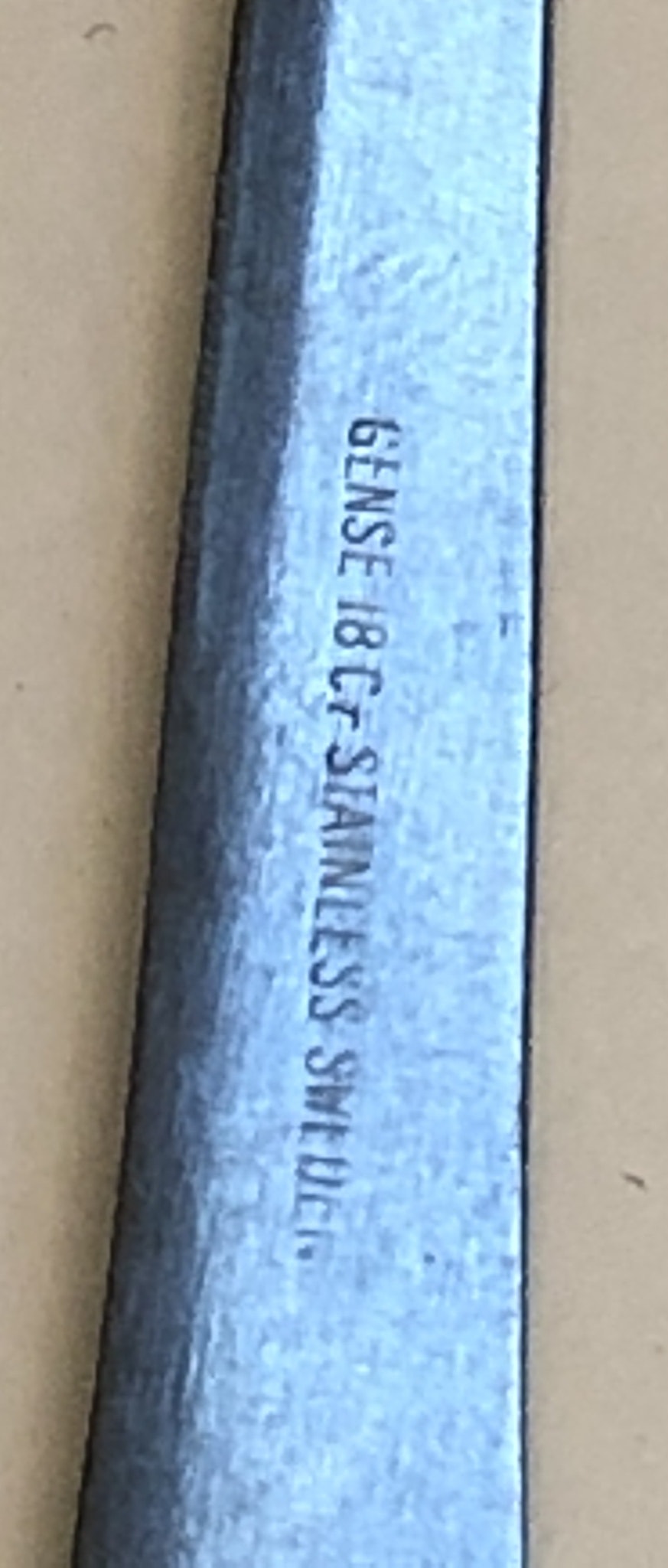 FOLKE AHRSTRÖM. Förrättsgaffel, rostfritt stål, " Thebe", Gense, Sweden.