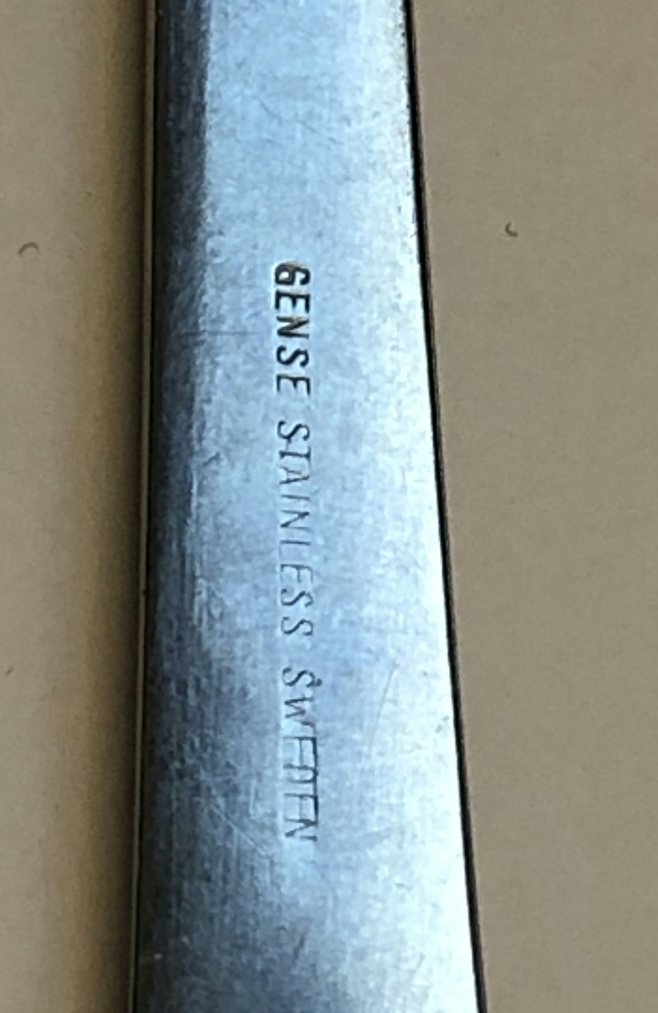 FOLKE AHRSTRÖM. Dinner fork, stainless steel, "Thebe", Gense, Sweden.