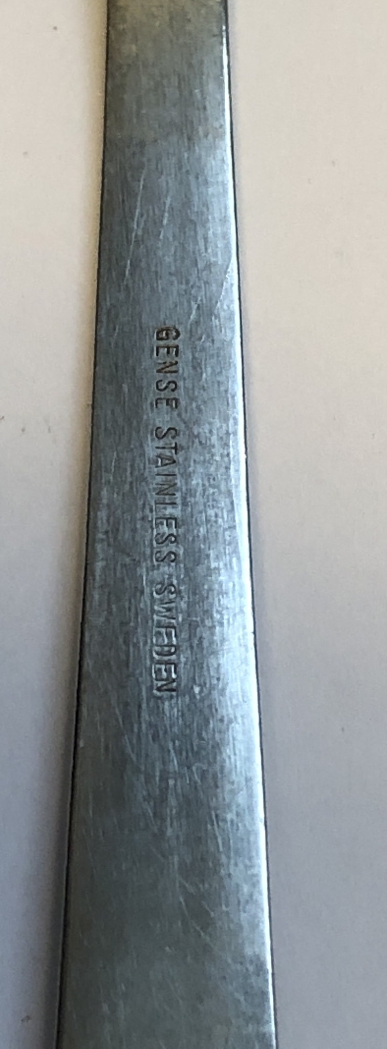 FOLKE AHRSTRÖM. Tesked, rostfritt stål, " Thebe", Gense, Sweden.