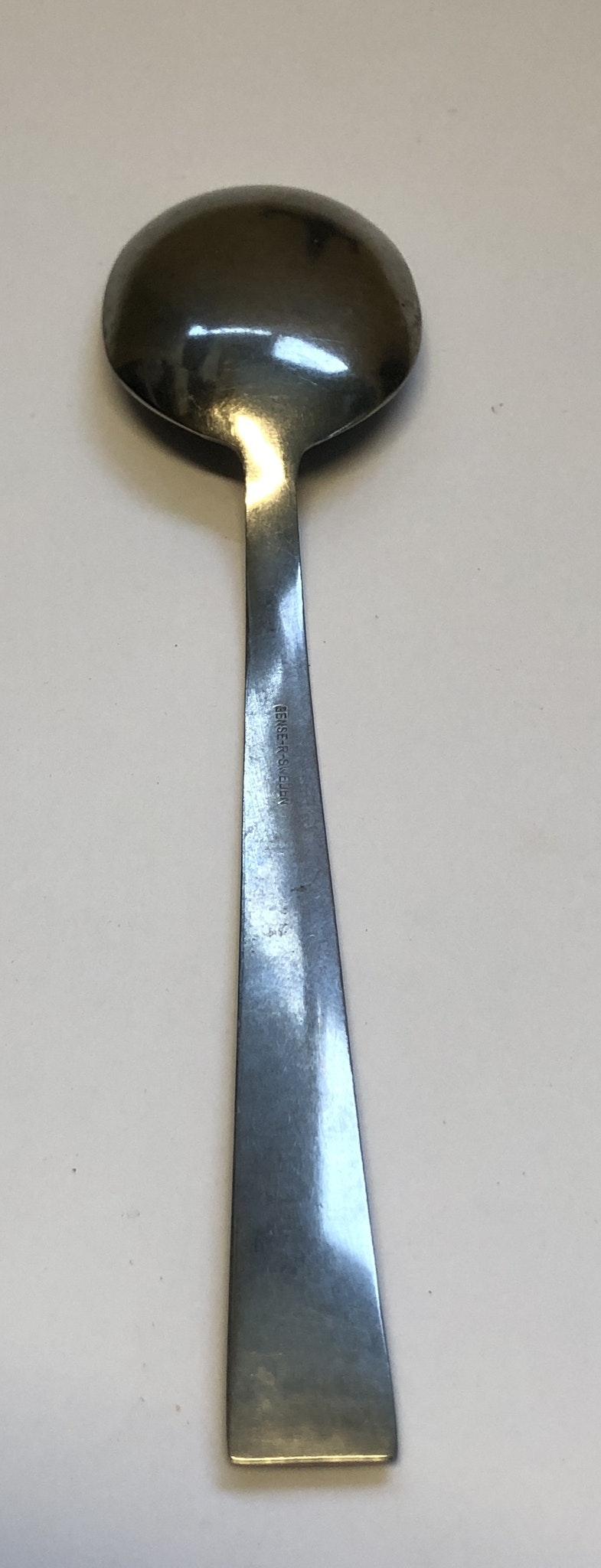 FOLKE AHRSTRÖM. Matsked, rostfritt stål, " Thebe", Gense, Sweden.