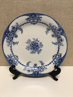 APPETIZER PLATE, flintware, "Ulrika blue", Rörstrand.