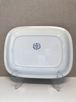 UPPLÄGGNINGSFAT, flintgods, "Ulrika blå", Rörstrand.