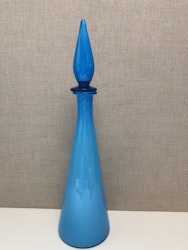 KARAFF, glas, troligen Empoli, Italien, 1900-talets mitt.
