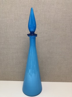 KARAFF, glas, troligen Empoli, Italien, 1900-talets mitt.