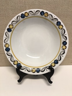 DEEP PLATE, porcelain, "Tuva", Rörstrand.